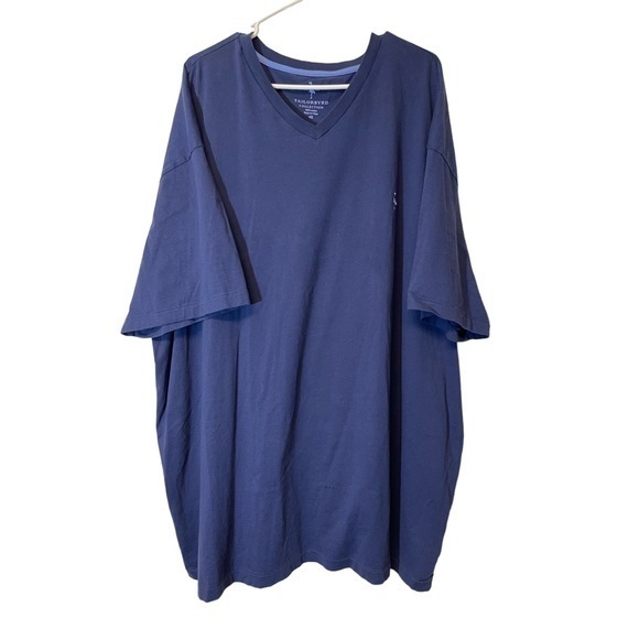Tailorbyrd Other - TailorByrd Collection Navy Blue V-Neck Pullover Shirt Size 4X EUC #5953